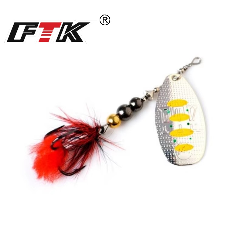 Fishing Hook Treble - FTK المعادن الصيد إغراء سبينر الطعم