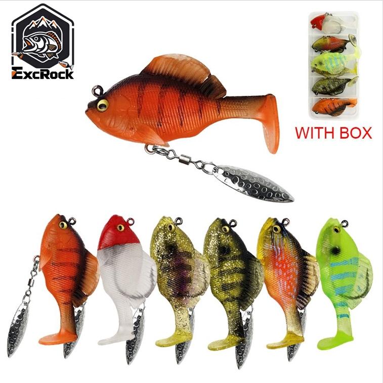 Fishing Hook Weedless - 6 قطع من الطُعم الناعم للصيد
