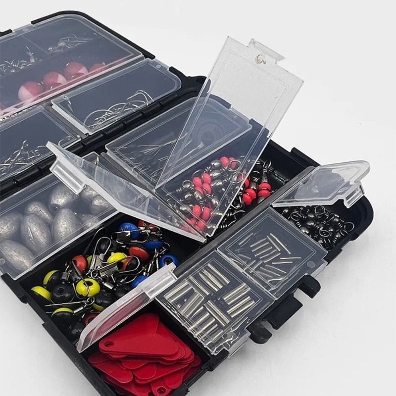 مجموعة أدوات صيد السمك تشمل عو - مراجعة Fishing Hook Box وسعره