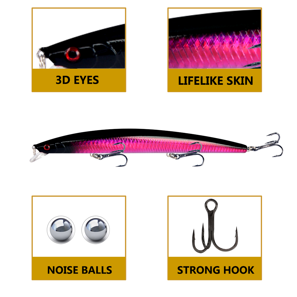 1 قطعة طعم صناعي صلب عائم على  - مراجعة Fishing Hook Treble وسعره