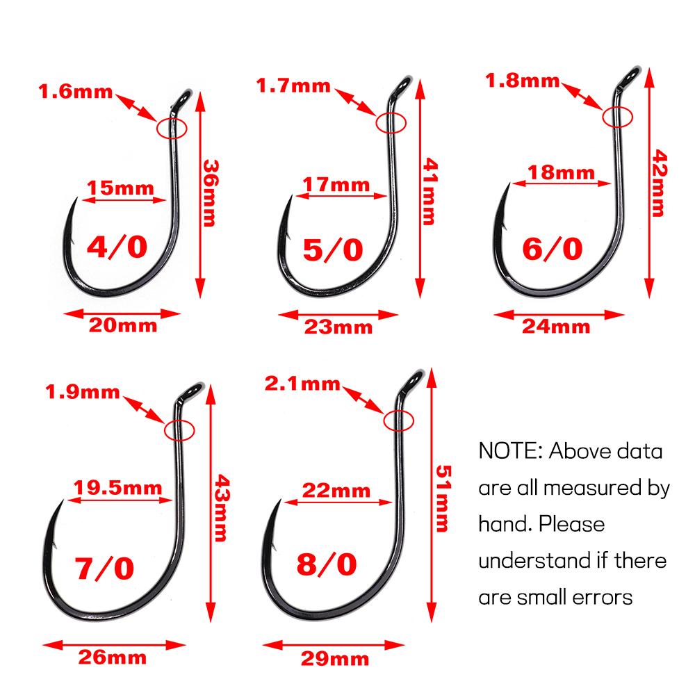 Bimoo 20 قطعة إزاحة الأخطبوط م - مراجعة Fishing Hook Barbless وسعره