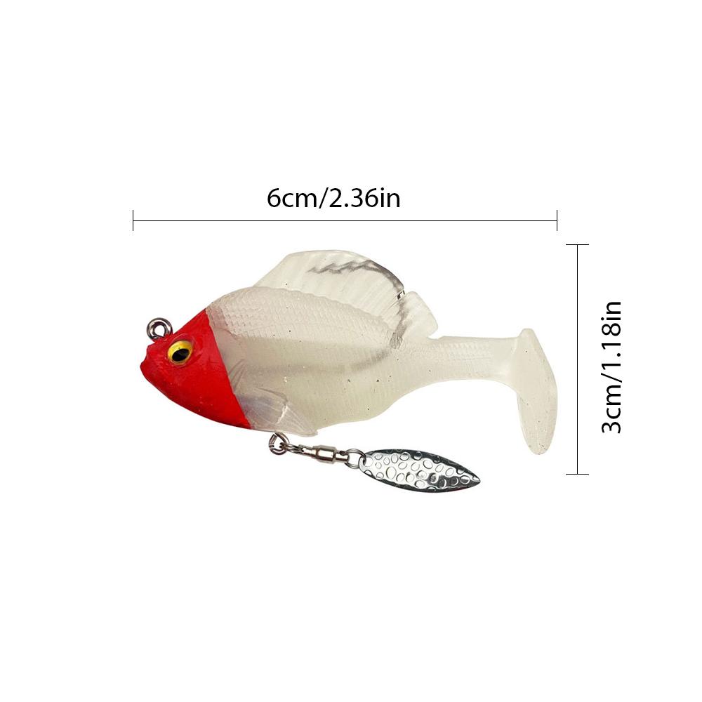 6 قطع من الطُعم الناعم للصيد م - مراجعة Fishing Hook Weedless وسعره