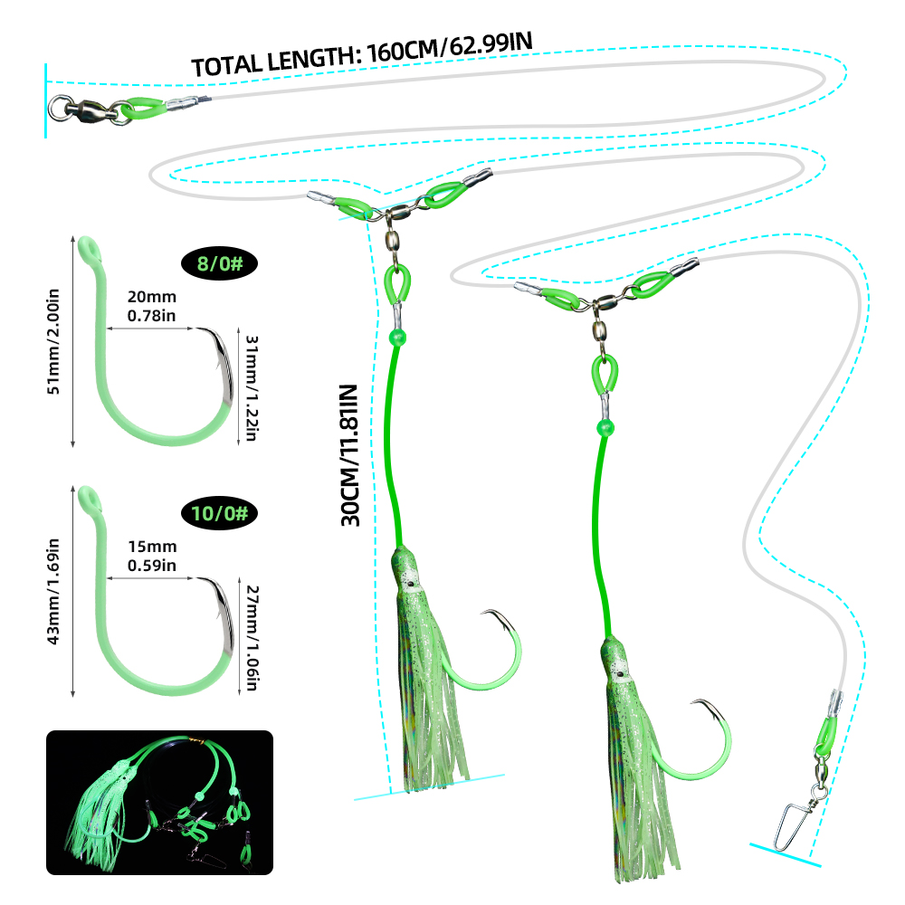 ZYZHE 1 قطعة طقم صيد أعماق الب - مراجعة Fishing Hook Circle وسعره