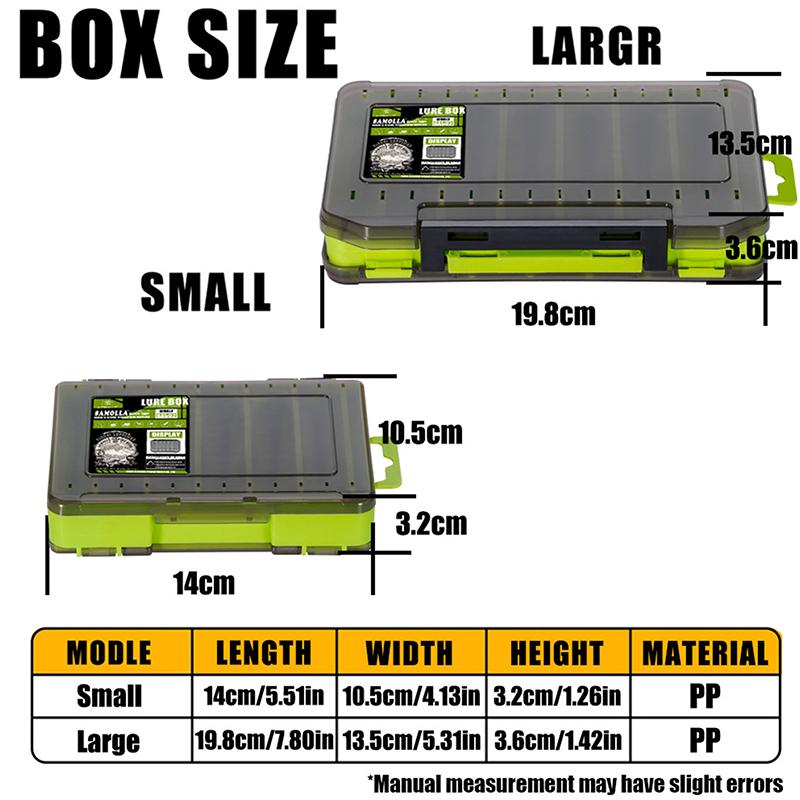صندوق أدوات صيد مدمج ذو وجهين  - مراجعة Fishing Hook Box وسعره